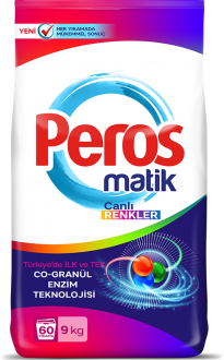 Peros Matik Canlı Renkler Toz Çamaşır Deterjanı 9 kg Deterjan kullananlar yorumlar